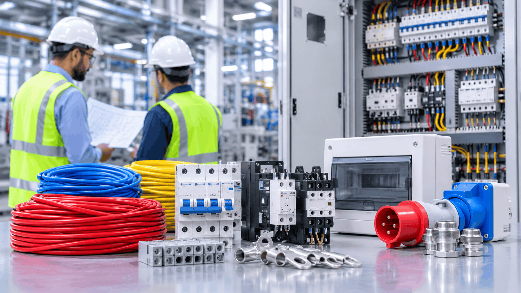 Industrial electrical materials and components supply