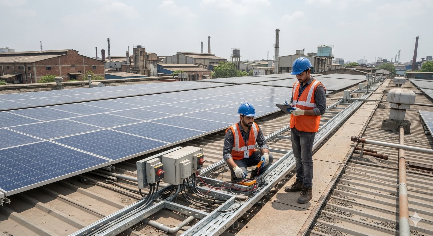 Industrial electrical and solar projects
